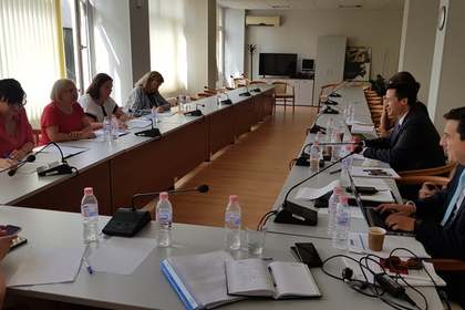 The Director General of the Global Affairs Directorate with the Ministry of Foreign Affairs Ulyana Bogdanska met with OSCE Special Representative and Coordinator for Combating Human Trafficking Valiant Richey